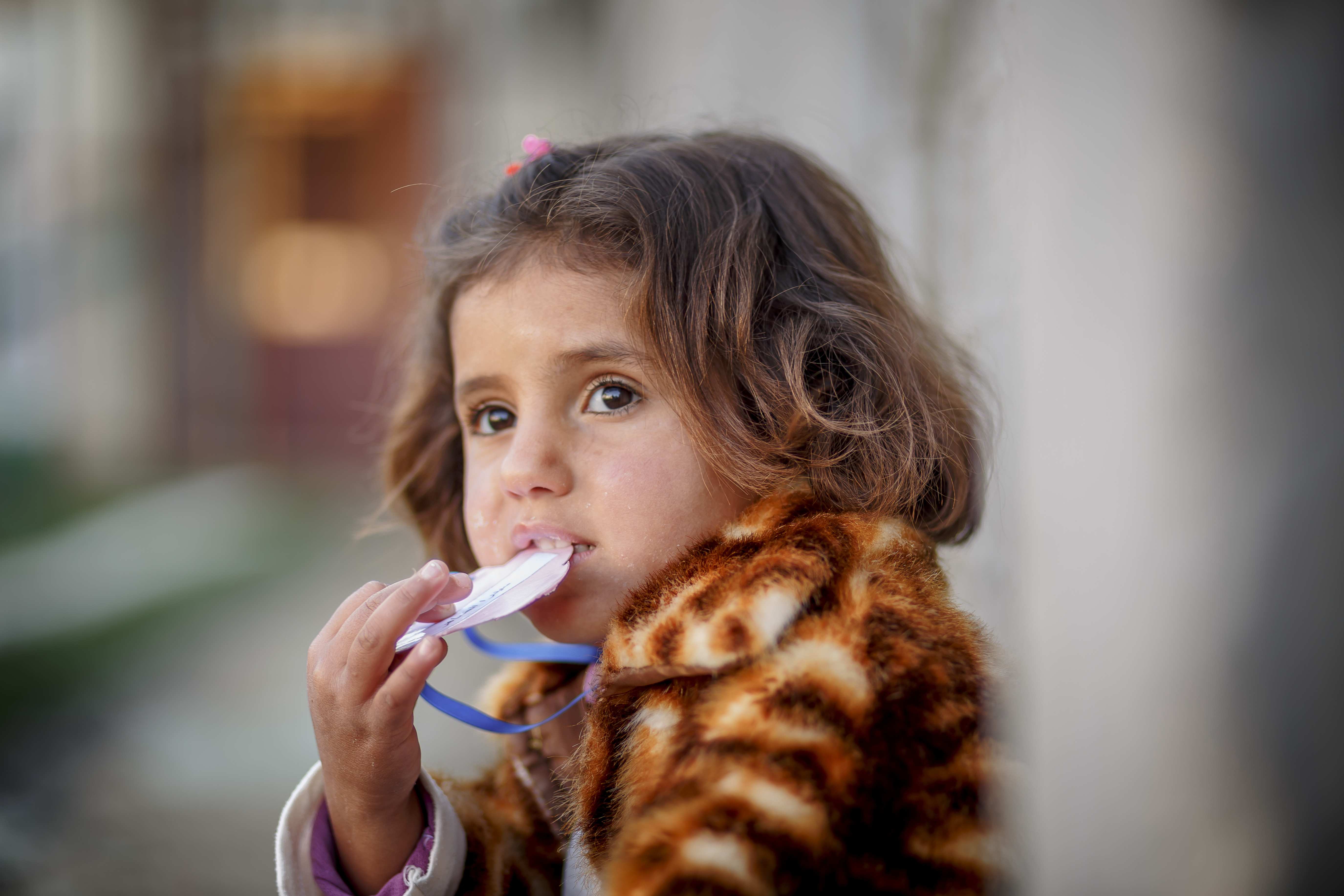 Flüchtlingsmädchen im Libanon (Foto: Jakob Studnar)