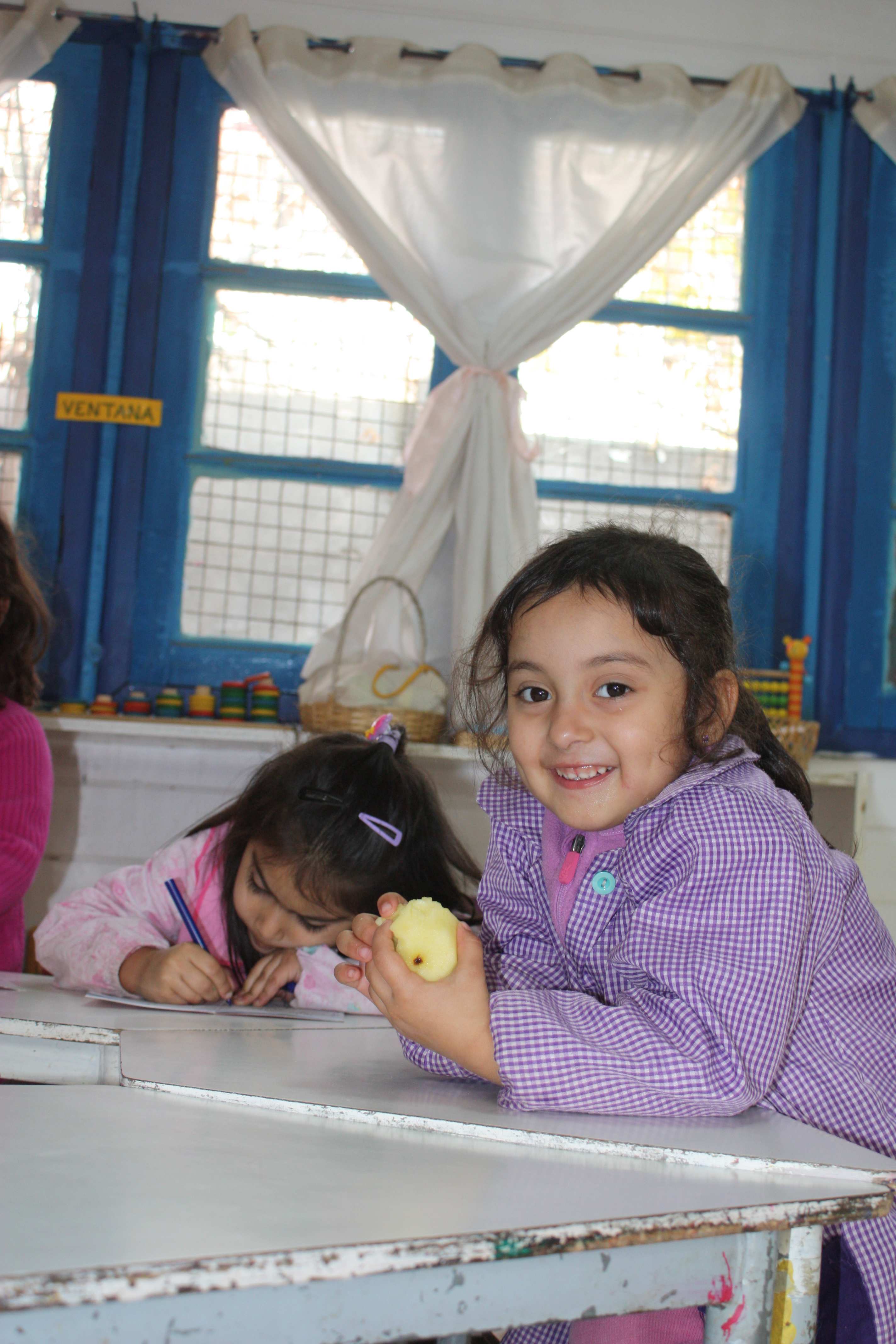 Mariola aus Chile in der Schule