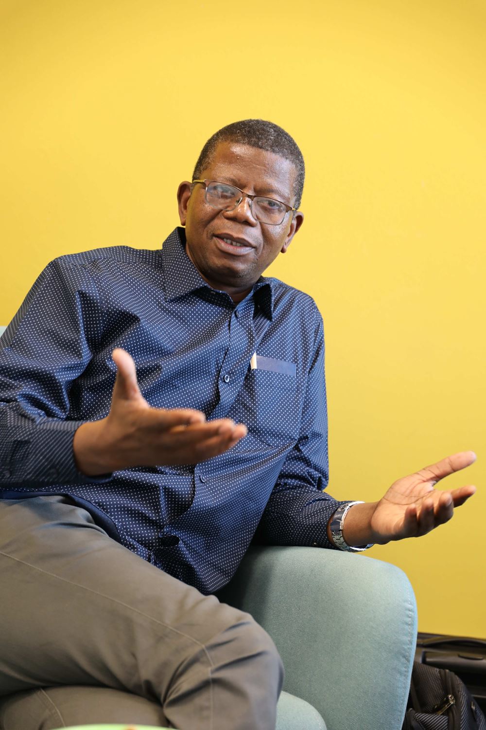 Enock Dlamini, Direktor des Kindernothilfepartners ACAT in Eswatini Enock Dlamini, Direktor des Kindernothilfepartners ACAT in Eswatini