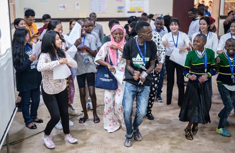 Ausgelassene Stimmung bei der Konferenz (Quelle: Jakob Studnar) Ausgelassene Stimmung bei der Konferenz (Quelle: Jakob Studnar)