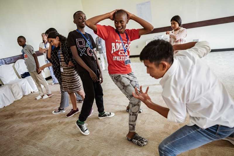 Pantomime-Workshop (Quelle: Jakob Studnar) Pantomime-Workshop (Quelle: Jakob Studnar)