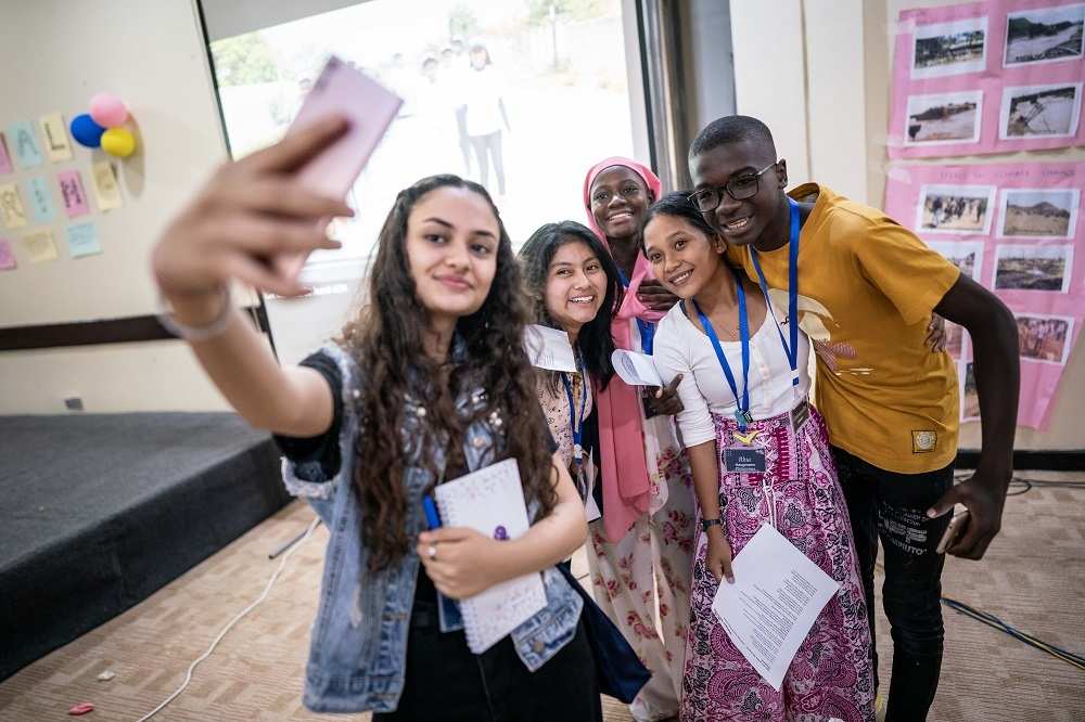 Palästinenserin Reem hat hier viele neue Freundinnen und Freunde gefunden (Quelle: Jakob Studnar) Palästinenserin Reem hat hier viele neue Freundinnen und Freunde gefunden (Quelle: Jakob Studnar)