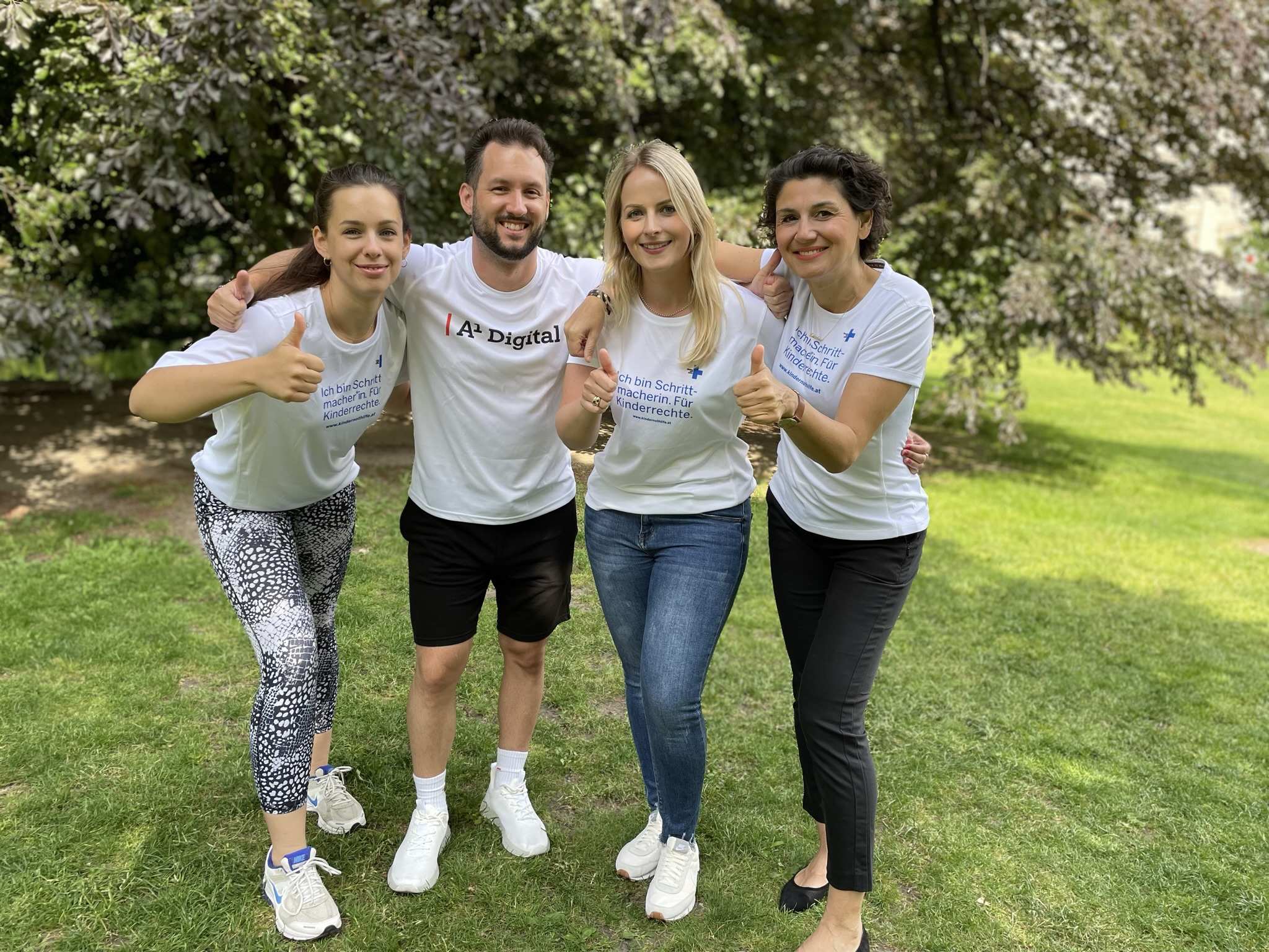 A1 Digital setzen sich als Schrittmacher*innen für benachteiligte Kinder ein (Foto: Kindernothilfe Österreich)