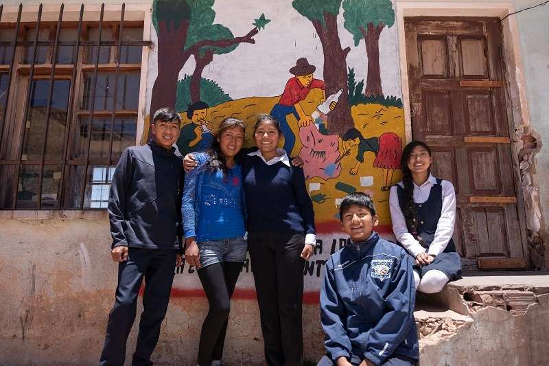 Die fünf Klima-Kids (Quelle: Christian Nusch) Die fünf Klima-Kids (Quelle: Christian Nusch)