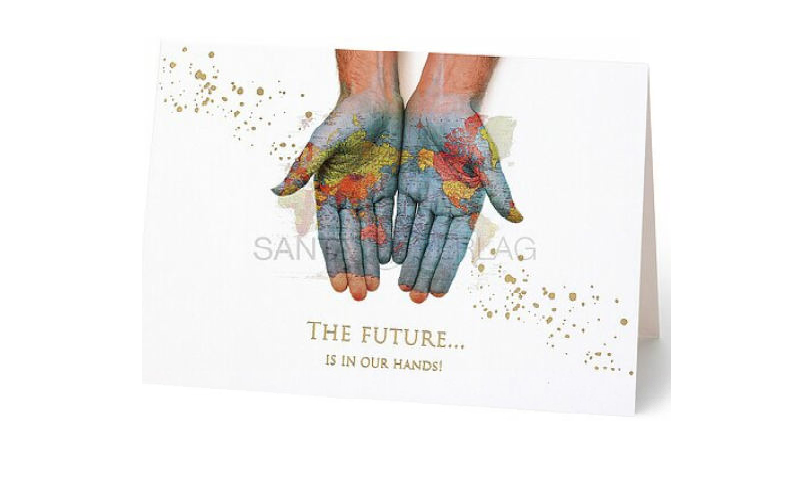 Weihnachtskarte Zukunft Santa Verlag