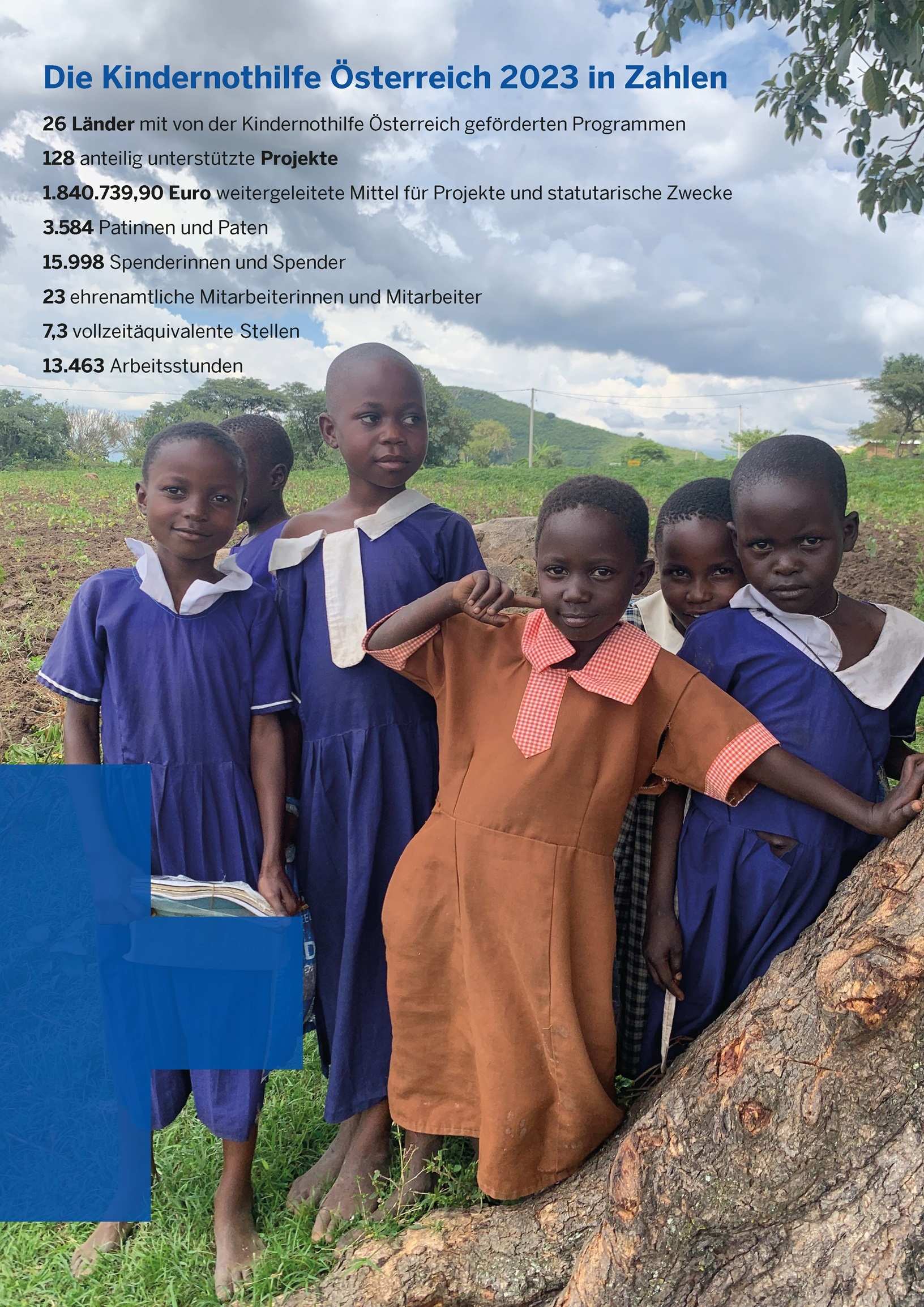 Kindernothilfe Österreich 2023 in Zahlen
