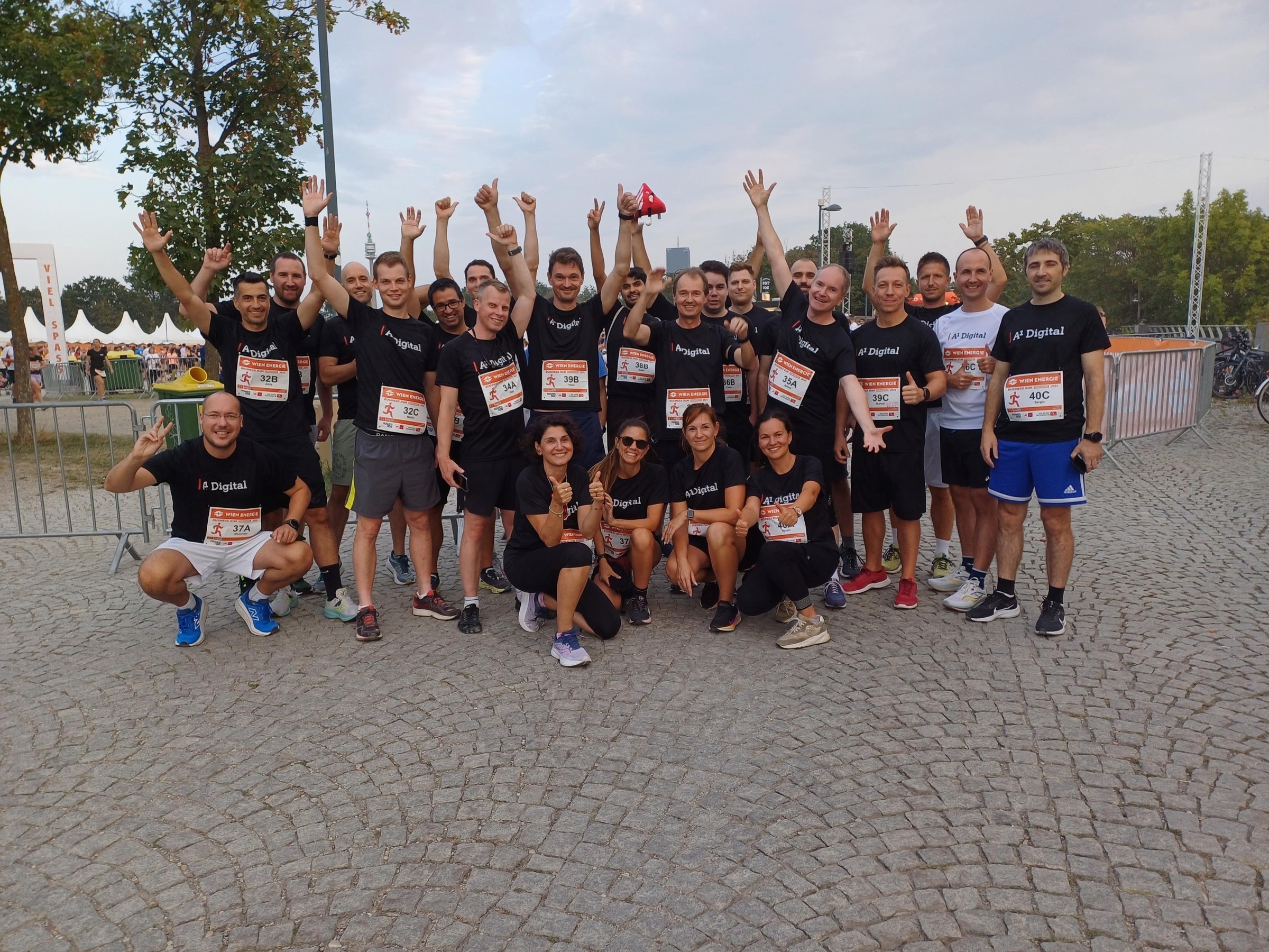 A1 Digital Mitarbeiter*innen beim Vienna Business Run 2024. (Foto: A1 Digital) A1 Digital Mitarbeiter*innen beim Vienna Business Run 2024. (Foto: A1 Digital)